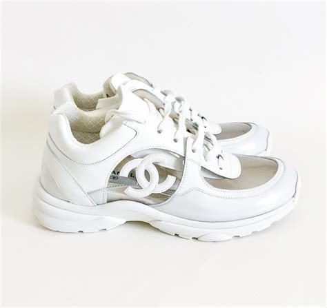 chanel transparent sneakers ebay|Chanel Transparent White PVC Trainers Sneakers Size 38 .